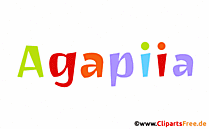 Agapiia Vorname für Baby - schöne Mädchennamen als Bilder