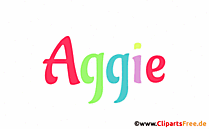 Aggie Mädchenname für Baby als Illustration