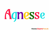 Agnesse Mädchenvorname als animiertes Bild