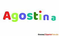 Agostina schöner Mädchenvorname für Baby als Bild