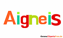 Aigneis Vorname - weibliche Vornamen als Gif-Bilder