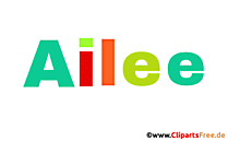 AileeVorname für Mädchen, Baby als Illustration