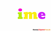 Aime schöner Mädchenvorname für Baby als Bild