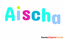 Aischa schöner Mädchenvorname für Baby als Bild