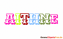 Aithne schöner Mädchenvorname für Baby als Bild