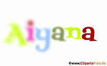 Aiyana Vorname für Mädchen, Baby als Illustration