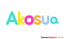 Akosua Name für Baby - Schöne Mädchennamen aus bunten Buchstaben