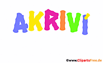 Akriví Name für Mädchen als Animationsbild