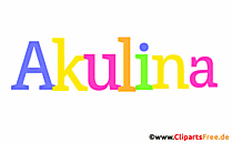 Akulina Name für Mädchen - Schöne Babynamen als Gifs