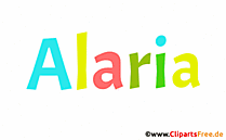 Alaria Name Vorname für Baby Gif-Animation
