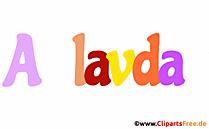 Alavda schöner Vorname für Mädchen Illustration, Gif