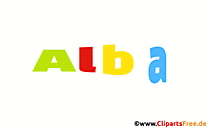 Alba Vorname für Mädchen als Bild