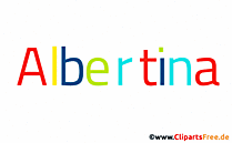 Albertina Vorname für Mädchen - Seltene Babynamen als Bilder