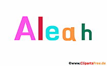 Aleah Name für Mädchen - Schöne Babynamen als Gifs