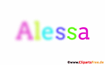 Alessa Name für Mädchen - Schöne Babynamen als Gifs