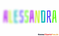 Alessandra Vorname für Mädchen - Seltene Babynamen als Bilder