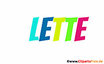 Alette schöner Vorname für Mädchen Illustration, Gif