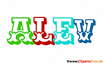 Alev Name Vorname für Baby Gif-Animation