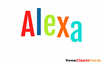 Alexa Vorname für Mädchen als Bild