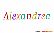 Alexandrea Name für Mädchen - Schöne Babynamen als Gifs