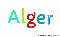 Alger Name Vorname für Baby Gif-Animation