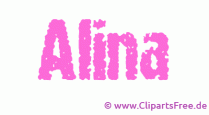 Alina Name Mädchen - Animierte Namen als Gif