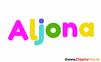 Aljona Mädchenvorname als animiertes Bild