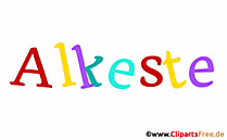 Alkeste Name für Mädchen als Animationsbild