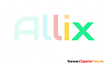 Allix Vorname für Mädchen als Bild