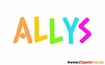 Allys Vorname für Mädchen als Bild