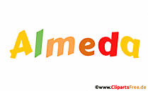 Almeda Name für Baby - Schöne Mädchennamen aus bunten Buchstaben