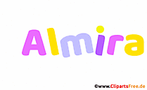 Almira Vorname für Mädchen als animierte Gif-Datei