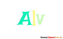 Alva Vorname für Mädchen als animierte Gif-Datei