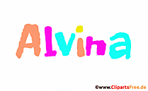 Alvina Vorname für Mädchen als Bild