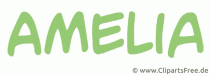 Amelia Name Mädchen - Animierte Namen als Gif