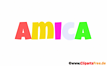 Amica Vorname für Mädchenbaby animierte Gif-Datei