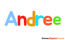 Andree Vorname für Mädchenbaby animierte Gif-Datei