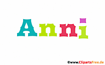 Anni Vorname für Mädchen als animierte Gif-Datei
