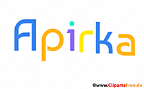 Apirka Vorname für Mädchen - Animierte Namensbilder