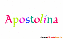Apostolína Vorname für Mädchen - Namensbilder für Babies