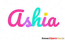 Ashia Mädchenvorname Gif Animation