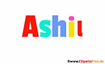 Ashil Mädchenvorname - Bilder mit Namen