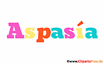 Aspasía Mädchenvorname - Bilder mit Namen