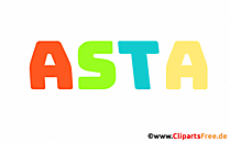 Asta Vorname für Mädchen - Namensbilder für Babies