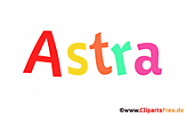 Astra Vorname für Mädchen als Gif-Bild