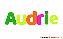 Audrie Vorname - Animierte Bilder mit Mädchennamen