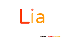 Lia Mädchenname - Populäre Babynamen als Gifs