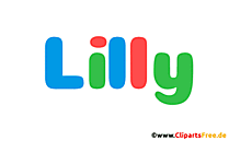 Lilly schöner Vorname für Mädechen als Bild