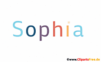 Sophia Mädchenname animiert