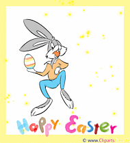 Easter bunny gif animation